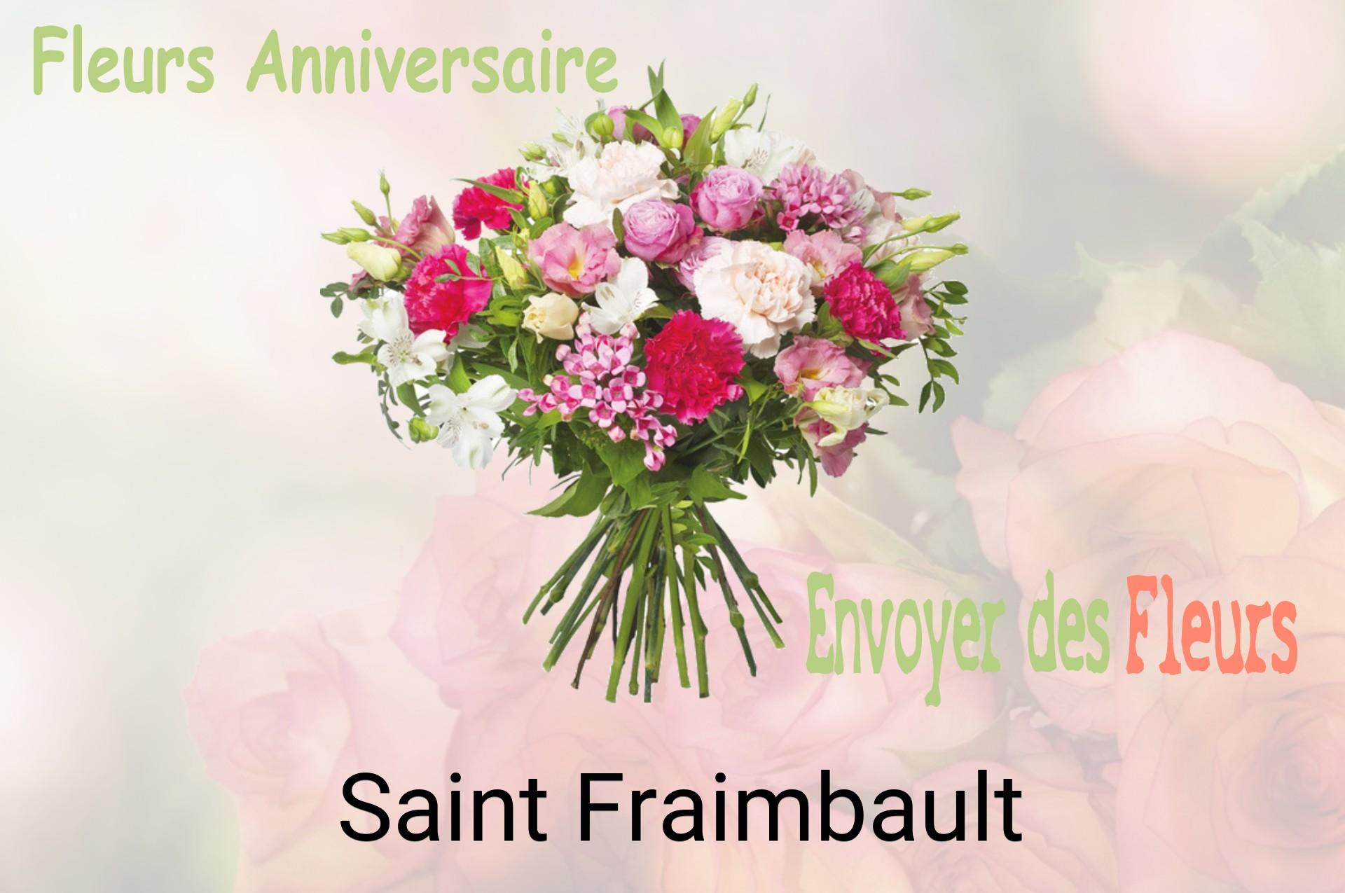 Bouquet de fleurs d’anniversaire livré à Saint-Fraimbault